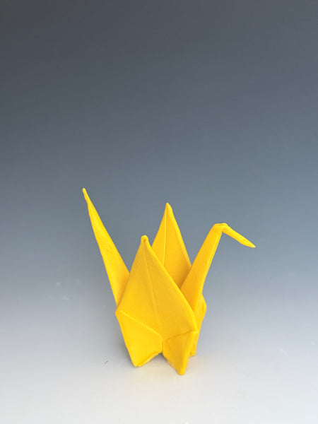 Paper Crane - yellow