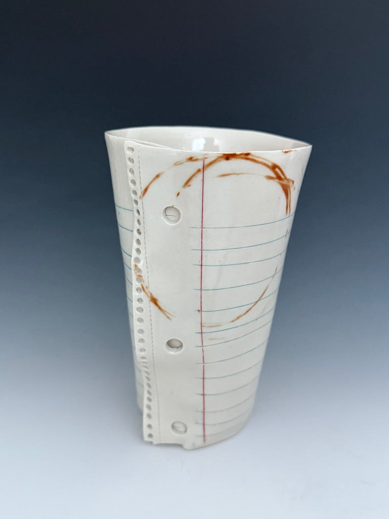 Tumbler - Paper with Coffee Stains