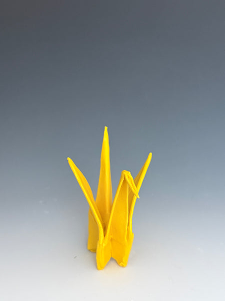 Paper Crane - yellow